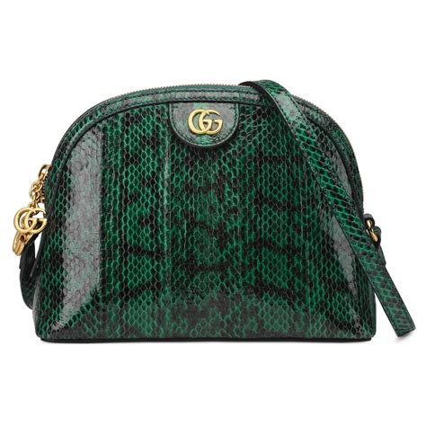 gucci green snake purse|gucci snakeskin handbag.